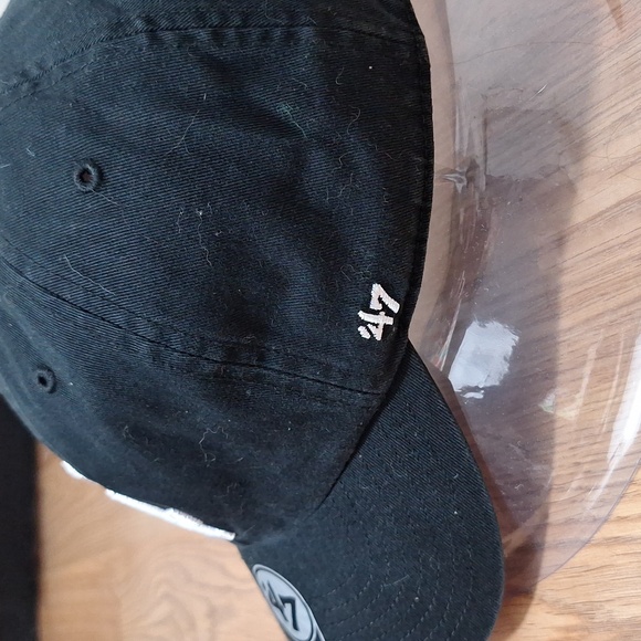 47 Black LA Dodgers Baseball Cap HAT 47 Cleanup Adjustable Womens NEW - Picture 4 of 8